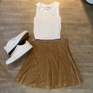 BB Dakota Suede Skirt, Size Small